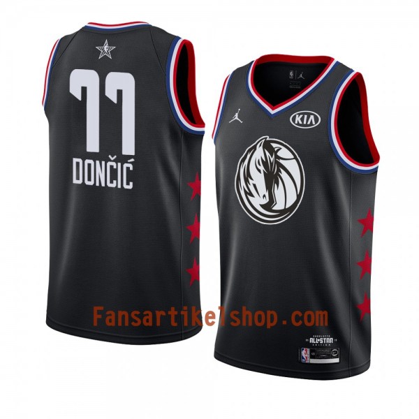 Dallas Mavericks Trikot Luka Doncic 77 2019 All-Star Jordan Brand Schwarz Swingman - Herren Dallas Mavericks Trikot Luka Doncic 77 2019 All-Star Jordan Brand Schwarz Swingman - Herren